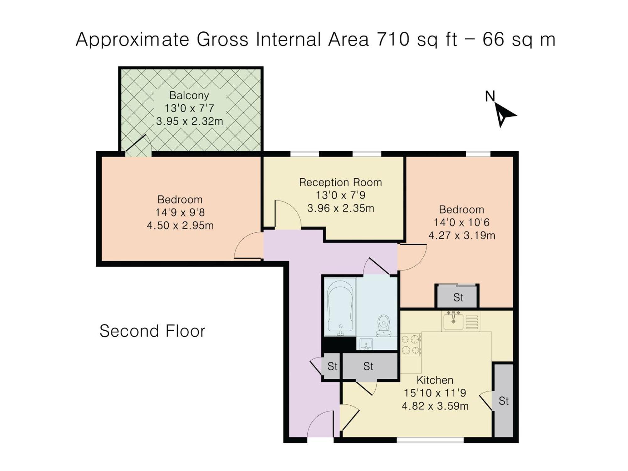 Appartamento Modern Flat With Balcony Pass The Keys